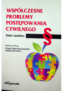 Współczesne problemy postępowania cywilnego Zbiór studiów