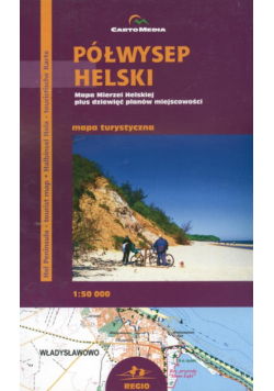 Półwysep Helski pol-ang-niem Mapa turystyczna 1:50 000