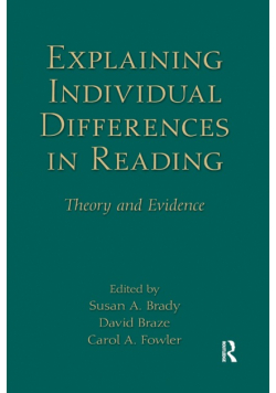 Explaining Individual Differences in Reading