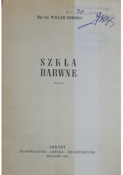 Szkła barwne