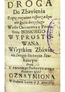 Droga do Zbawienia 1717 r.