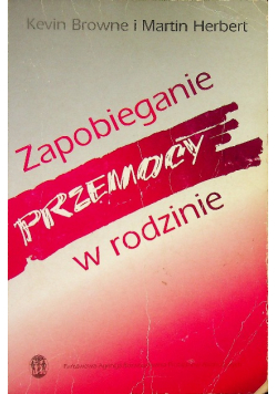 Zapobieganie przemocy w rodzinie
