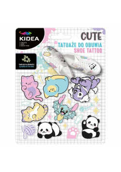Tatuaże do obuwia świecące w ciemności cute Kidea