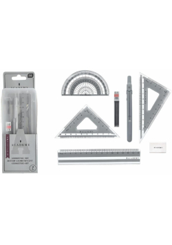 Zestaw geometryczny w pudelku Smart Academy 7el