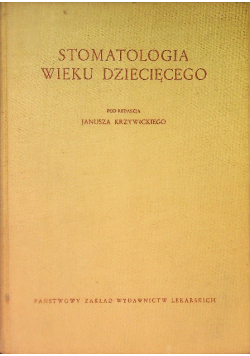Stomatologia wieku dziecięcego