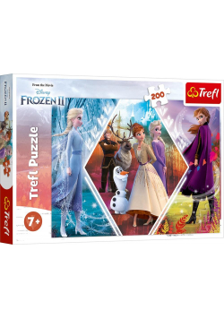 Puzzle 200 Siostry w Krainie Lodu TREFL
