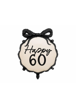 Balon foliowy pastylka Happy 60 47,5x45cm