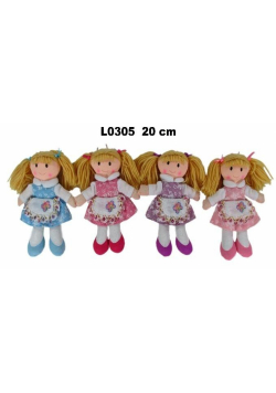 Lalka pluszowa  20cm L0305 1szt.mix