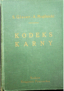 Kodeks karny 1934 r.