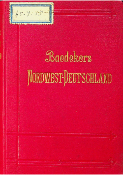 Baedekers Nordwest Deutschland 1914 r