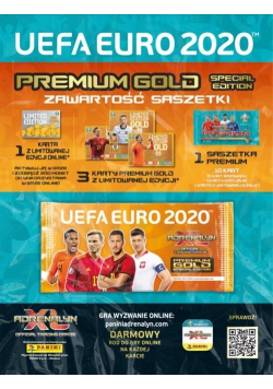 Karty UEFA Euro 2020 Premium Gold saszetka