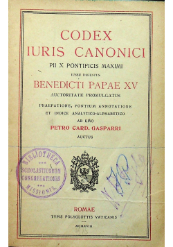 Codex iuris canonici 1918r