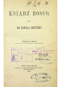 Ksiądz Bosco 1886 r.