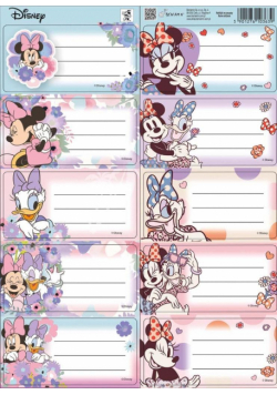 Naklejki na zeszyty pasek Minnie mouse