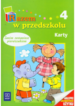Razem w przedszkolu 4: Karty pracy