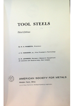 Tool Steels