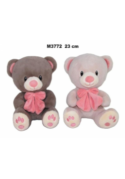 Miś z kokardą 23cm MIX