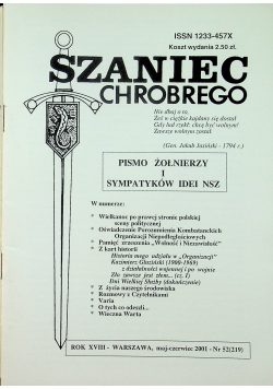 Szaniec Chrobrego Pismo żołnierzy i sympatyków idei NSZ nr  52