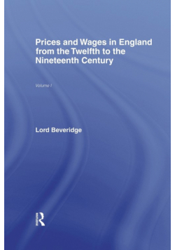 Prices and Wages in England