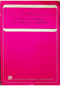 Wstęp do filozofii ś Tomasza z Akwinu
