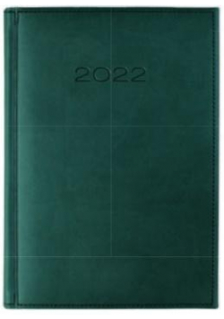 Kalendarz 2022 Dzienny A5 Vivella Zielony 21D-05
