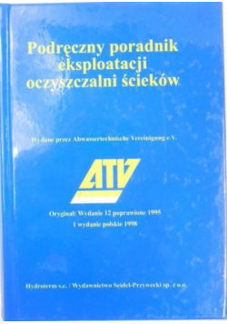 Podręczny poradnik eksploatacji oczyszczalni ścieków