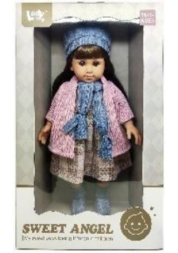 Lalka w płaszczyku 38cm