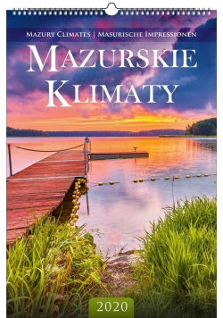 Kalendarz 2020 Wieloplanszowy Mazurskie Klimaty