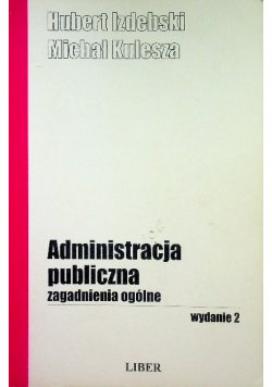 Administracja publiczna zagadnienia ogólne