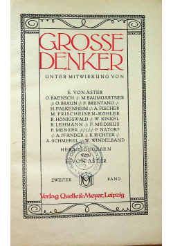 Grosse Denker