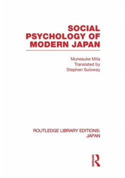 Social Psychology of Modern Japan