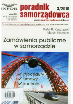 Klamann Marcin - Zamówienia publiczne w samorządzie 3/2010