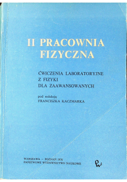 II Pracownia fizyczna