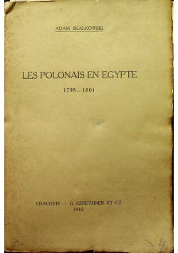 Les polonais en Egypte 1910 r.
