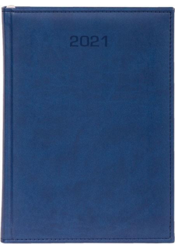 Kalendarz 2021 Dzienny A5 Vivella granatowy