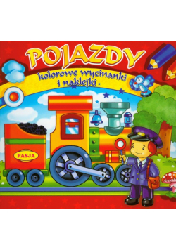 Pojazdy Kolorowe wycinanki i naklejki