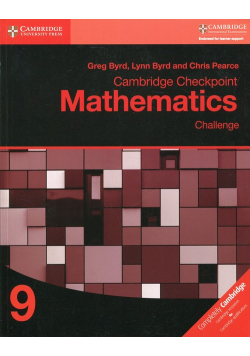 Cambridge Checkpoint Mathematics Challenge 9 Workbook