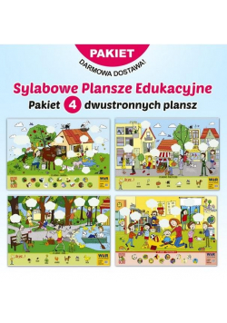 Pakiet: Sylabowe plansze edukacyjne (4szt.)