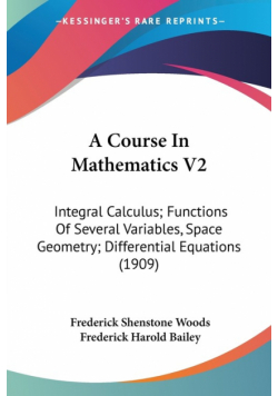 A Course In Mathematics V2