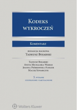 Kodeks wykroczeń Komentarz