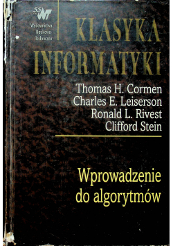 Wprowadzenie do algorytmów