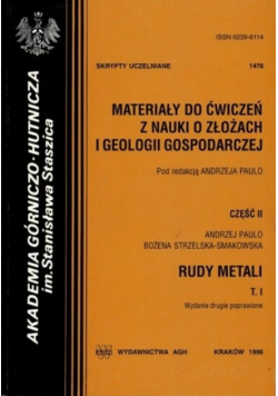 Materiały Do Ćwiczeń Z Nauki O Złożach I Geologii