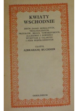 Kwiaty wschodnie