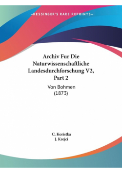 Archiv Fur Die Naturwissenschaftliche Landesdurchforschung V2, Part 2