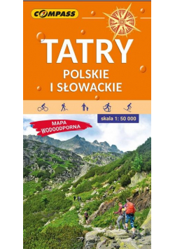 Mapa tur. Tatry Polskie i Słowackie 1:50 000