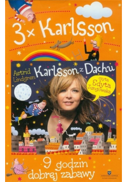 3 x Karlsson Karlsson z Dachu 3 x Audiobook