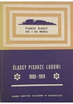 Śląscy pisarze ludowi 1800 1914