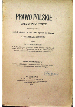 Prawo Polskie Prywatne 1867 r.
