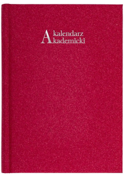 Kalendarz akademicki 2021/2022 A5T Natura bordo