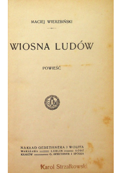 Wiosna ludów, 1919 r.